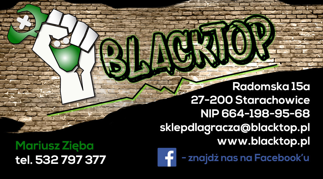 BLACKTOP - Sklep dla gracza - wizytówka