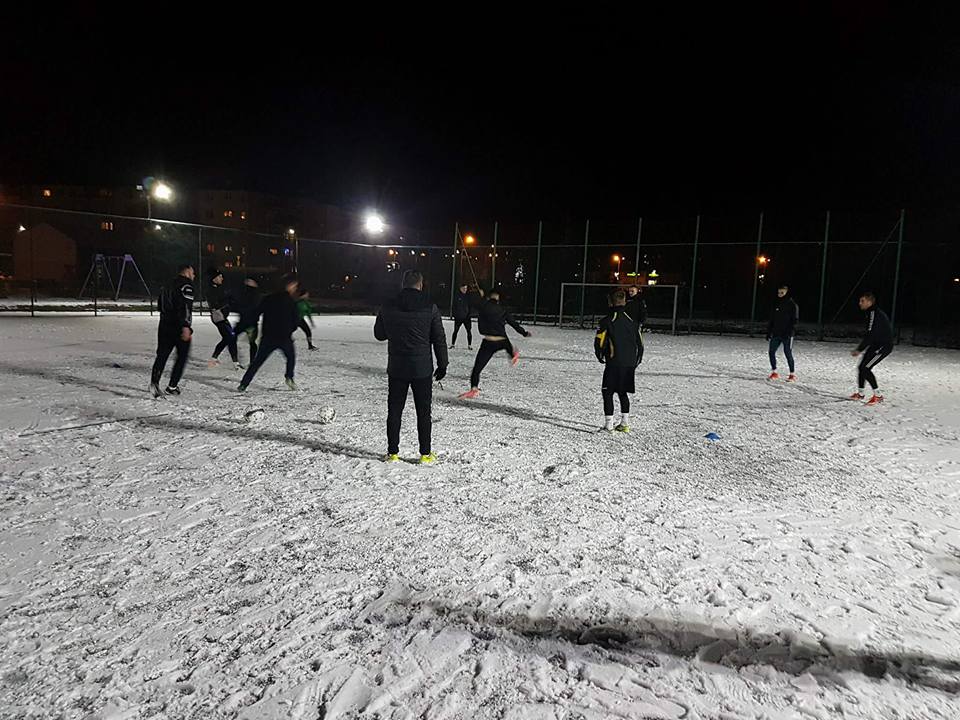 Trening na śniegu